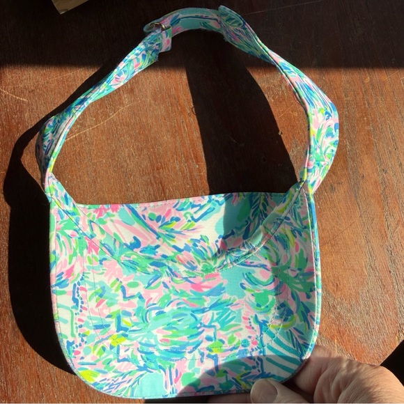 Lilly Pulitzer It’s A Match Visor Pink & Aqua Floral - Picture 5 of 5